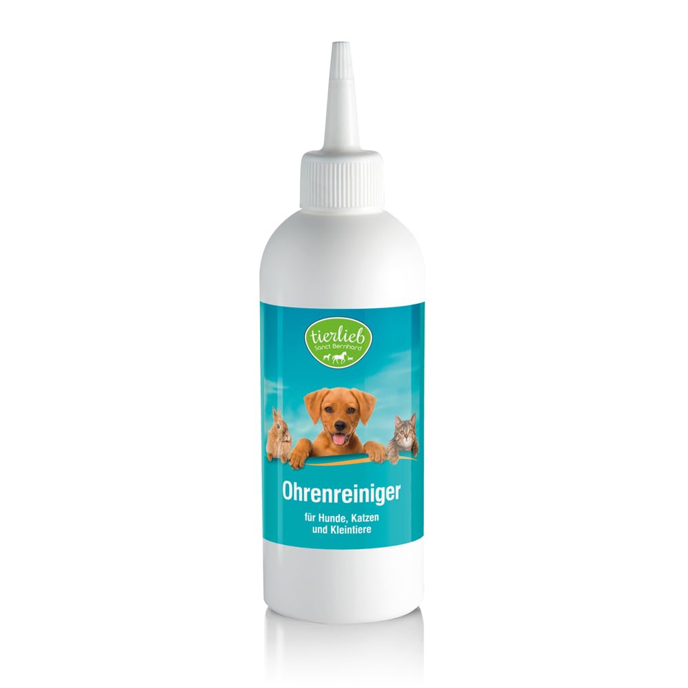 Kräuterhaus Sanct Bernhard Limpiador de oídos para Perros, Gatos y Animales pequeños - 250ml