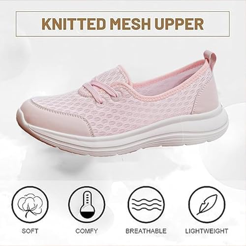 Generic Women's Soft Sole Mesh Comfort Orthopedic Shoes, Comfortable Walking Shoes Women Arch Support, Casual Slip-on Shoes, Low-top Flat Arch Support Walking Shoes3
