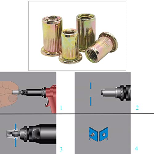 30 Pcs Cnc Billet Aluminum Washers Stainless Steel Bolts Carbon Steel Rivet Nuts For Bumper Fender Engine Bay Body Decoration Dress Up Kit (Blue) #TOP4