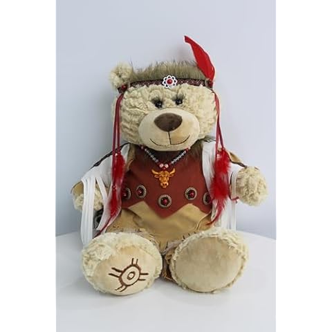 KINNEX COLLECTIONS SINCE 1997 16" Collectible Native American (Indian) Teddy Bear db16832-2 Cover