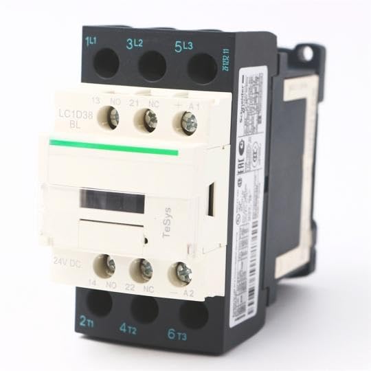 Contacteur CC LC1D38BL 3P 3NO 38A 24V CC pour relayage et automates