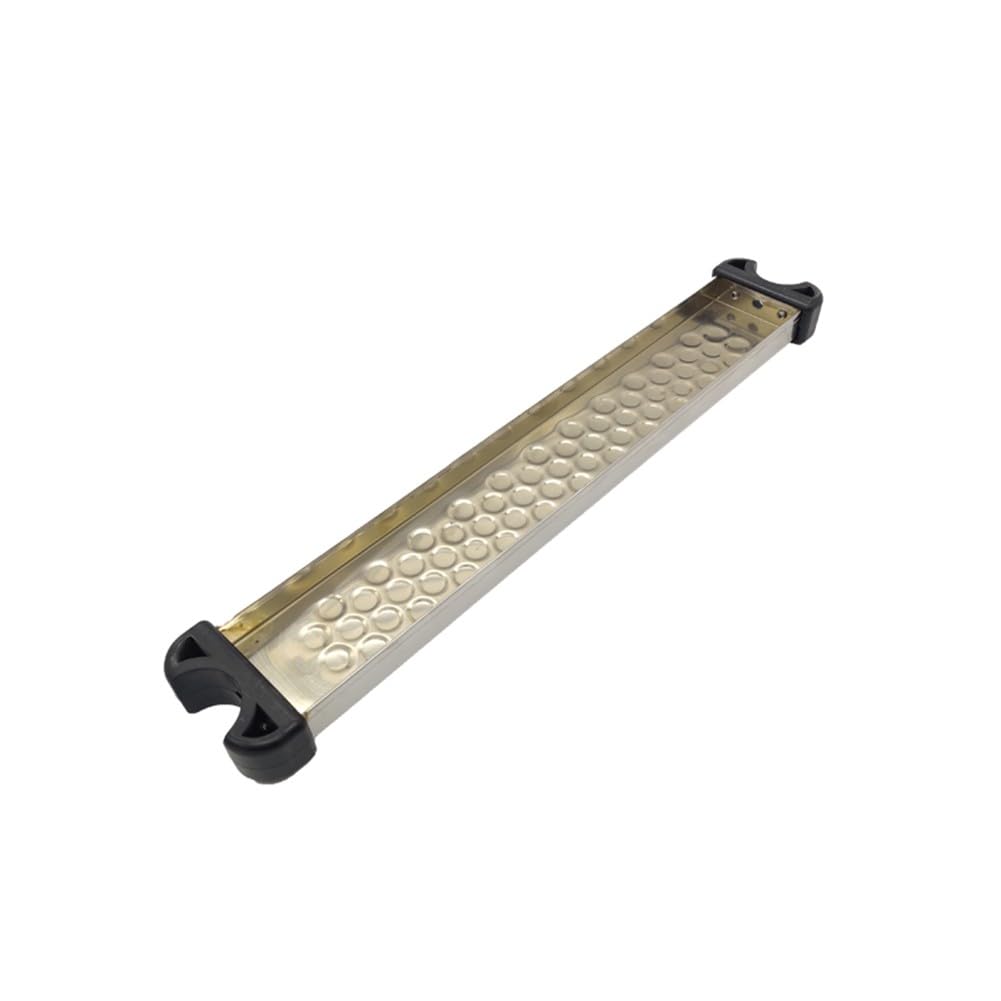 Escalera de piscina de acero inoxidable de 50,5 cm, escalón de repuesto, fijación fuerte, seguro para caminar para piscinas sobre el suelo
