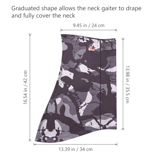 Image of BASSDASH UPF 50+ Breathable Neck Gaiter, Quick Dry Face Mask for Men Women