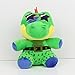 Nokiwiqis Sundrop FNAF Jouet en peluche en forme de clown | Marionnette FNAF en peluche avec boîte vocale chantante Cadeau pour filles et garçons (vert, 25 cm)