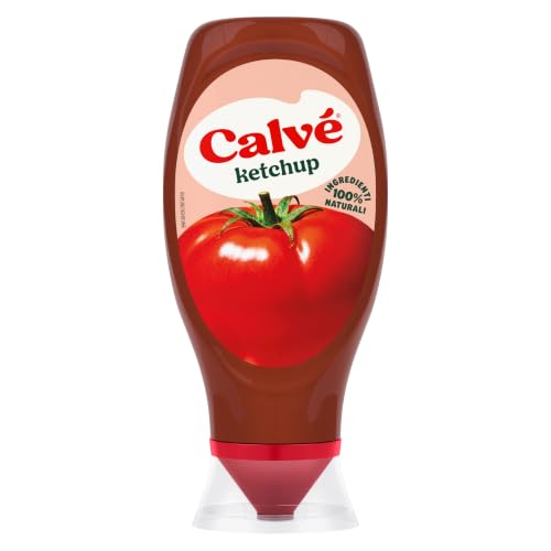 Calvé Ketchup, Formato 430 ml, Ketchup Classico, Senza Glutine, Senza Conservanti e Coloranti, Vegano