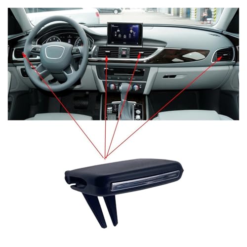 Clip de ventilación AC central frontal para Audi A6 y A7 modelos 2012-2016 3