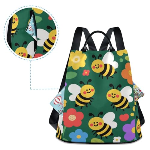 Fashion travel backpack trendy travel backpacks for women for Daily College Shopping with Pom-pom keychain4