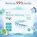 Y-Kelin Retainer and Denture Cleaner 12 Tablets for Dentures Retainers Mouth Guard and Removable Dental Appliances (12 PCS, Mint)