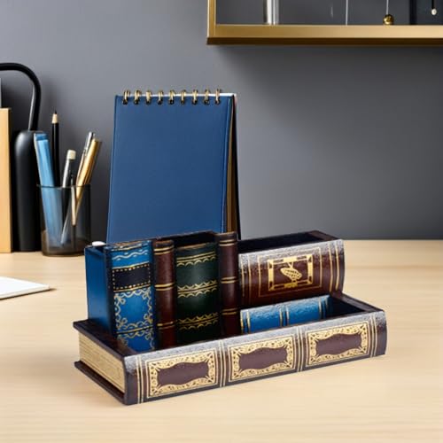 Boîte de rangement rétro avec finitions soignées pour bureau - 5