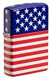 Zippo Stars and Stripes Flag Design 540 Color Matte Pocket Lighter