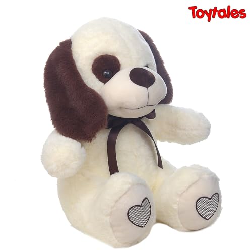 Image of TOYTALES Charlie Dog Plush Toy Super Soft Huggable Stuffed Animal for Kids | Cute Puppy Dog Soft Toy for Girls & Boys | Birthday Gift for Toddlers 45cm (Dark Brown)