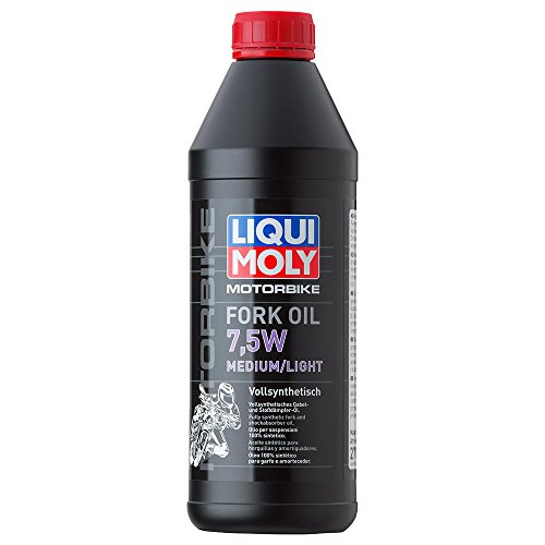 Liqui Moly 2719 Huile pour Fourche Medium/Light 7,5W de Moto, 1 L