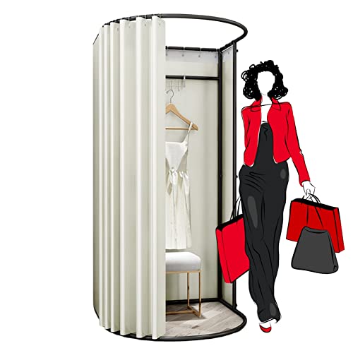 Vestiaire abri temporaire et cloison de confidentialité amovible en 2 tailles pour bureau