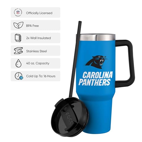 Image of FOCO NFL unisex-adult NFL Team Logo Insulated Travel Mug 40oz XL Tumbler