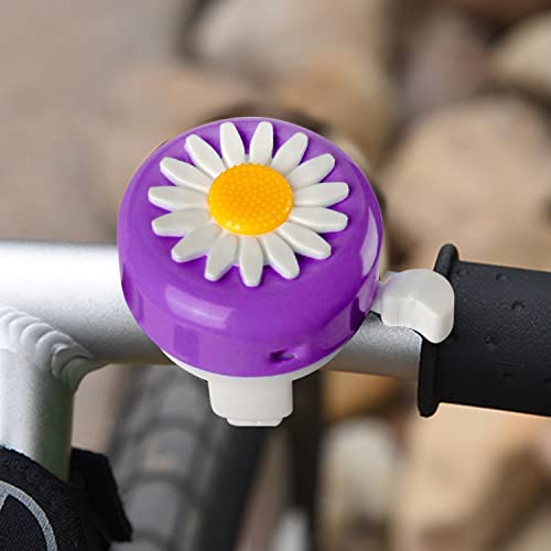NINVVS 2 Pcs Children's Bicycle Bells, Flower Bicycle Bells, Cute Toddler Bells - Image 4