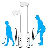 Golf Clubs for Nintendo Switch Mario Golf Super Rush 2021, Adjustable Handle Grip Compatible with...