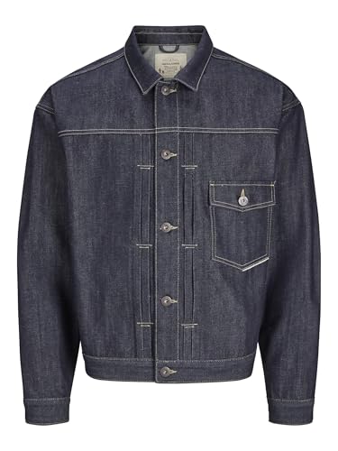 Veste en jean JACK & JONES idéale pour vos sorties urbaines en bleu L