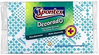 Spontex Decorado Antibacterial Dish Rack 38 x 45 cm - Tableware - Plastic or Metal - Countertop Mount