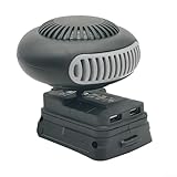 Calentador portátil alimentado por batería de litio con dos modos de aire caliente y frío, para una calidez rápida de 3 segundos, diseño compacto inalámbrico para desempañar el automóvil y acampar al