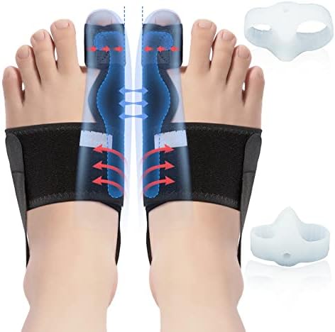 Fit Geno Bunion Corrector for Women Big Toe Adjustable for Men, Toe Straightener Bunion Relief Foot Brace Splint Pain Relief Protector Orthopedic, Hallux Valgus Corrector…