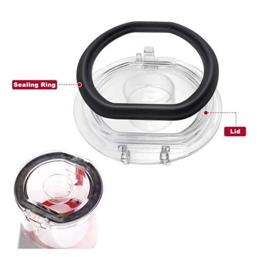Vacuum Cleaner Dust Bin Base Lid, Dust Cup Cover Sealing Ring, Compatible for Dyson V7 V8, Replacement Spare Parts(1pcs)