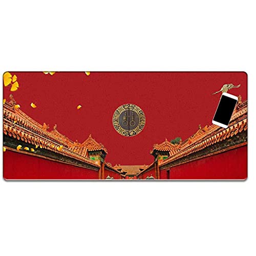 Grand tapis de souris 1000x500 pour bureau gamer et télétravail