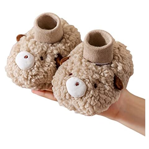 Oaiyeie Toddler Cartoon Plush Booties Cover