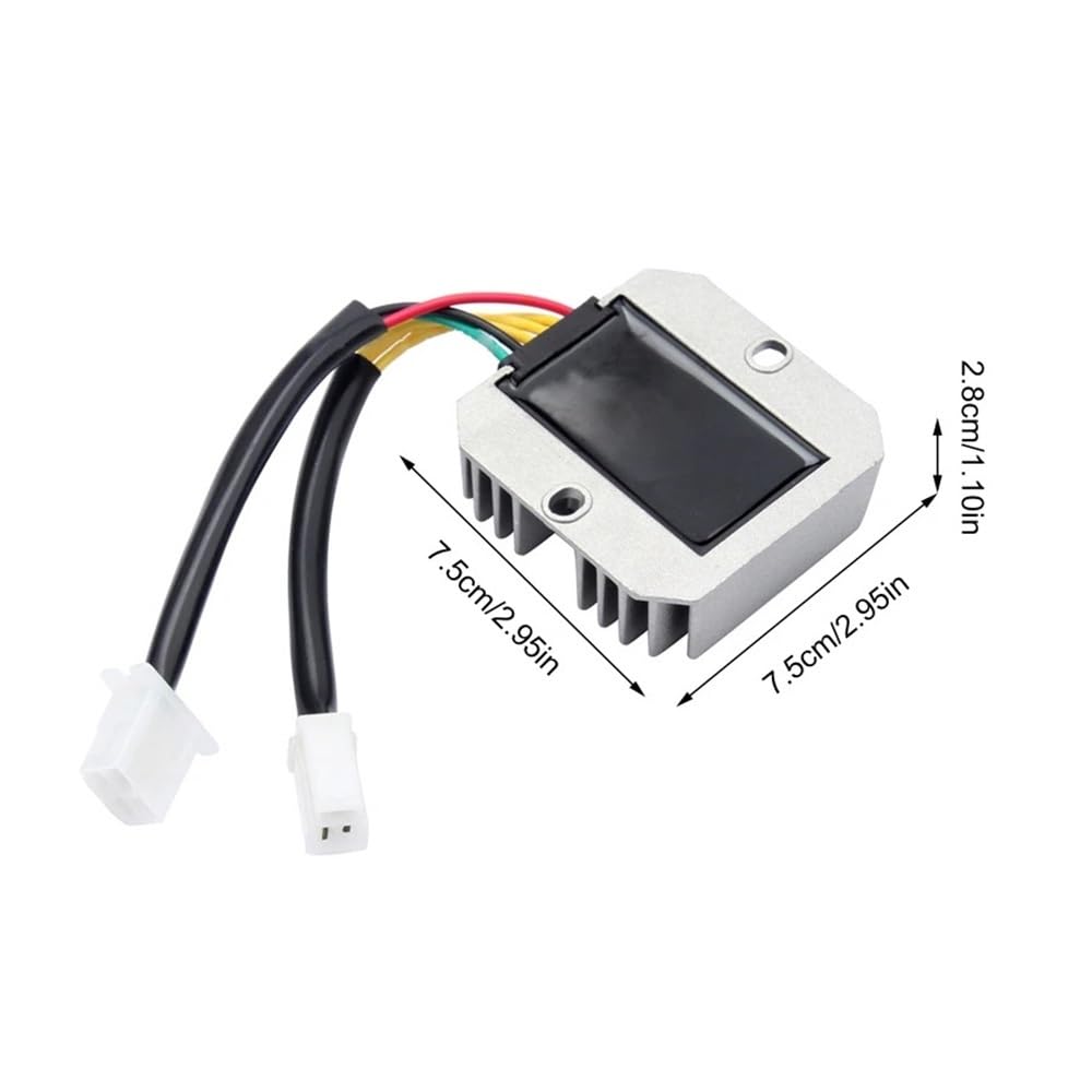 Rectificador regulador Voltaje Rectificador Regulador De 6 Cables para Motocicleta Piezas De Motor para GY6 50 150CC 152QMI 157QMJ