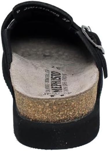 Mephisto Womens Halina Suede Black Sandals 9 US - Image 4