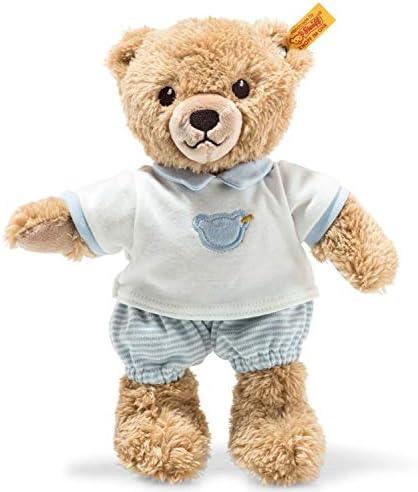 Steiff Sleep Well Bear Plush, Blue