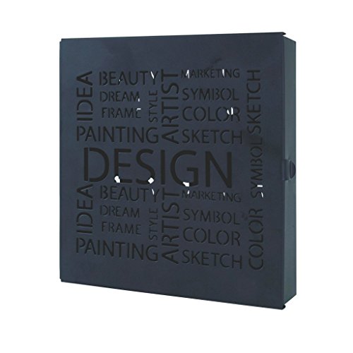 Haku Möbel 44525 Boîte à Clés Acier Noir 5 x 22 x 24 cm Cover