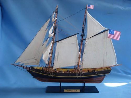 Hampton Nautical Dapper Tom Pirate Ship, 24"