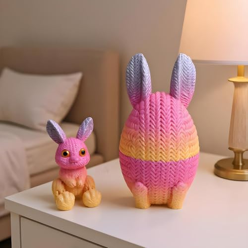 Lapin de Pâques imprimé en 3D générique pour décoration de table - 4