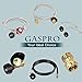 GASPRO 3/8 Inch Natural Gas Quick Connect Fittings, Natural and Propane Gas Hose Plug Set, 100% Solid Brass