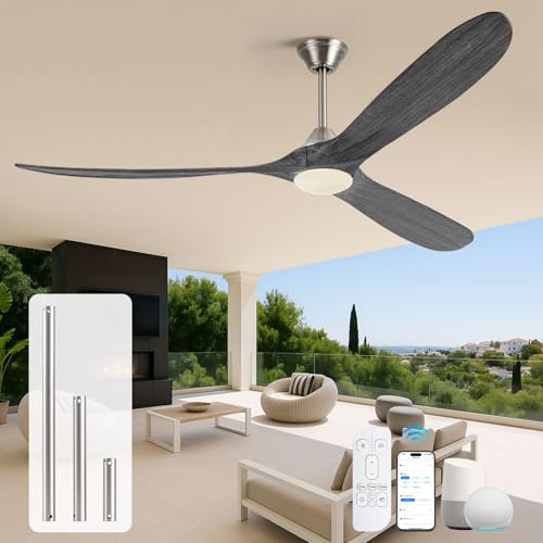 70 Outdoor Ceiling Fan with Light and Smart Controls