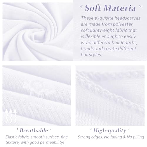 image for XTREND 1 Piece Head Wrap Stretch African Turban Bohemian Extra Long Sc