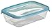 CURVER | Boite hermétique Fresh'n Go rectangulaire 1L, Transparent/Bleu, Foodkeepers OPP, 22,8x14,8x6,2 cm