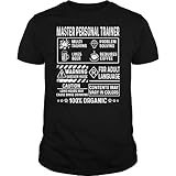 Master Personal Trainer Multitasking Problem Solving Job Title - Unisex Tee Black