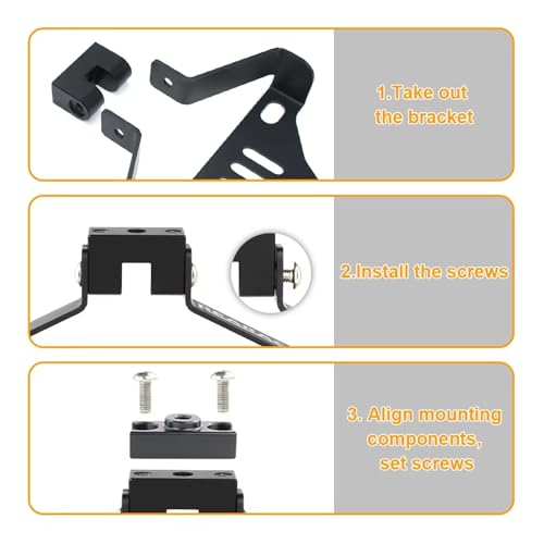 Extension crossbar Himalayan 450 support GPS moto - 3