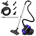Cylinder Vacuum Cleaner, 1000 Watt Powerful Motor, 1.5L Capacity Dust Tank,4 in 1 Multi-Tool,Bagless Powerful Wet & Dry Vacuum Cleaner for Stairs, Compact and Lightweight, Removes Dirt and Pet Hair