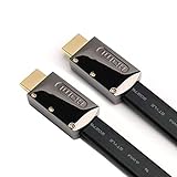 【TRANSMISIÓN ALTA VELOCIDAD】 Nuestro cable HDMI tiene una velocidad de 18Gbps, video 4K a 60Hz, 2160p, 1080p. Los conectores de chapados en oro protegen de las interferencias externas y proporcionan sonido e imagen reales