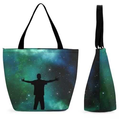 Sac à main pour femme avec imprimé étoiles : l'alliance du grand volume et du style
