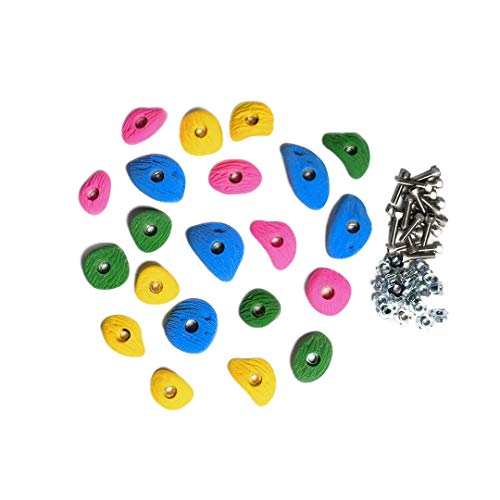 Escape Climbing Kids' 21-Hold Starter Pack (Variety (Pink, Green, Blue, Yellow))