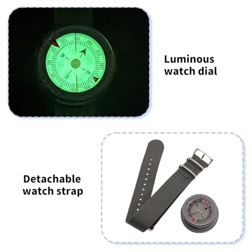 Reloj Brújula de Buceo Profesional para Exterior y Bajo el Agua miniatura 7