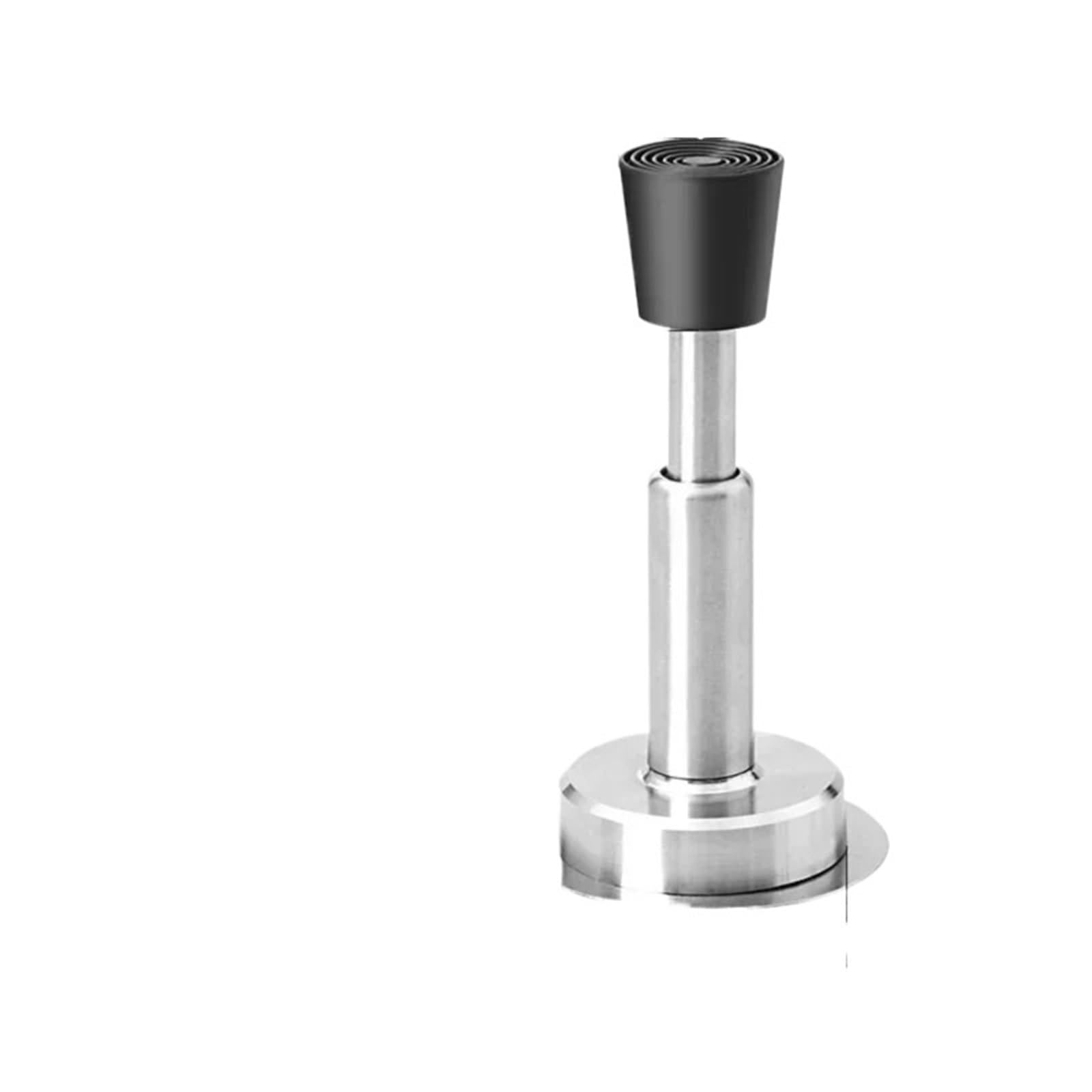 Door Stopper Non Punch Hydraulic Buffer Door Stop Wall Or Floor Bumper for Household Anti Collision(Sliver-105mm)