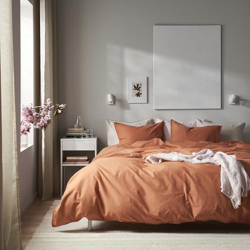 Housse de couette ÄNGSLILJA rouge-brun ProTuning pour apaiser vos insomnies - 3