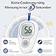 Blutzuckermessgerät-Set, 100 Teststreifen, 100 Lanzetten, 1 Blutzuckermessgerät, 1 Stechhilfe, Diabetes-Testset ohne Codierung, Glucometer mit großem Display, Glucometer für den Heimgebrauch