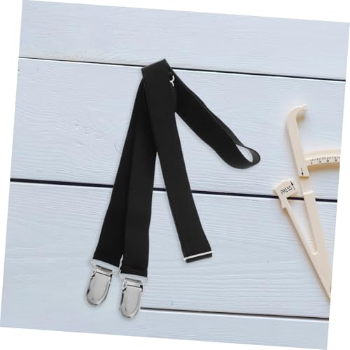 Tirantes para camisas Homoyoyo con pinzas antideslizantes pack de 2 pares elásticos para hombres 7