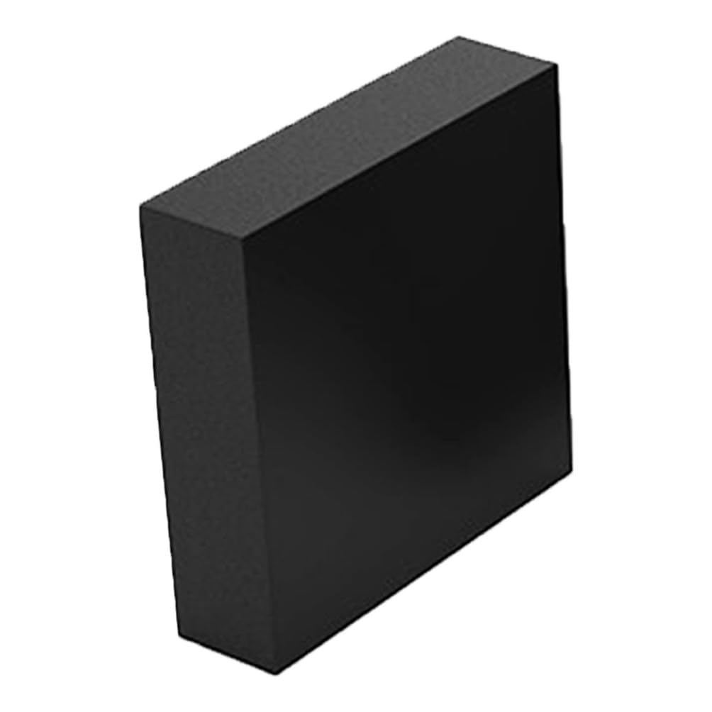 Tappetini Ammortizzanti in Gomma Nera Solida 1 Pezzo Lunghezza 200mm Larghezza 100mm Riduzione del Rumore,Thickness 100mm
