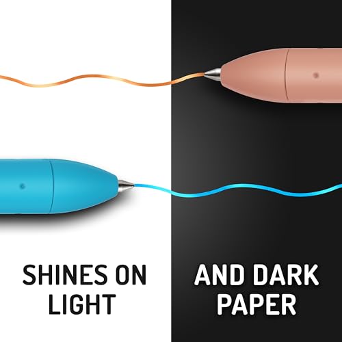 Paper Mate InkJoy Gel Pens, Metallic Pencils, Retractable Medium Point, (0.8mm) Mixed Colors, 10pcs